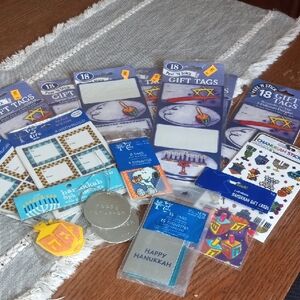 Bundle Of Chanukah Stickers And Gift Tags